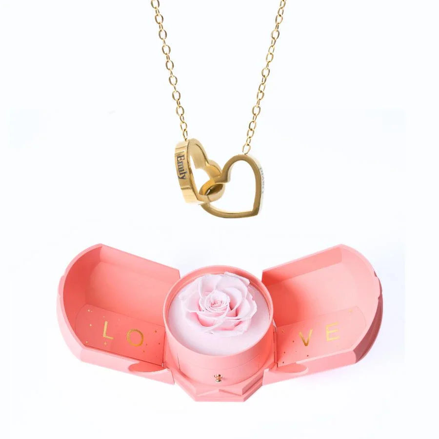 Eeuwige Harmoniebox & gepersonaliseerde ketting