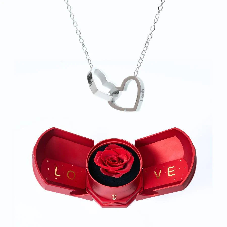 Eeuwige Harmoniebox & gepersonaliseerde ketting