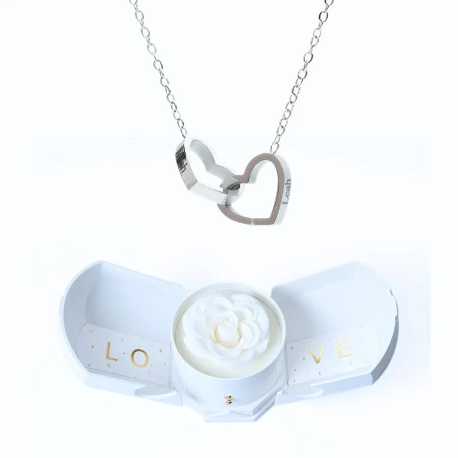 Eeuwige Harmoniebox & gepersonaliseerde ketting