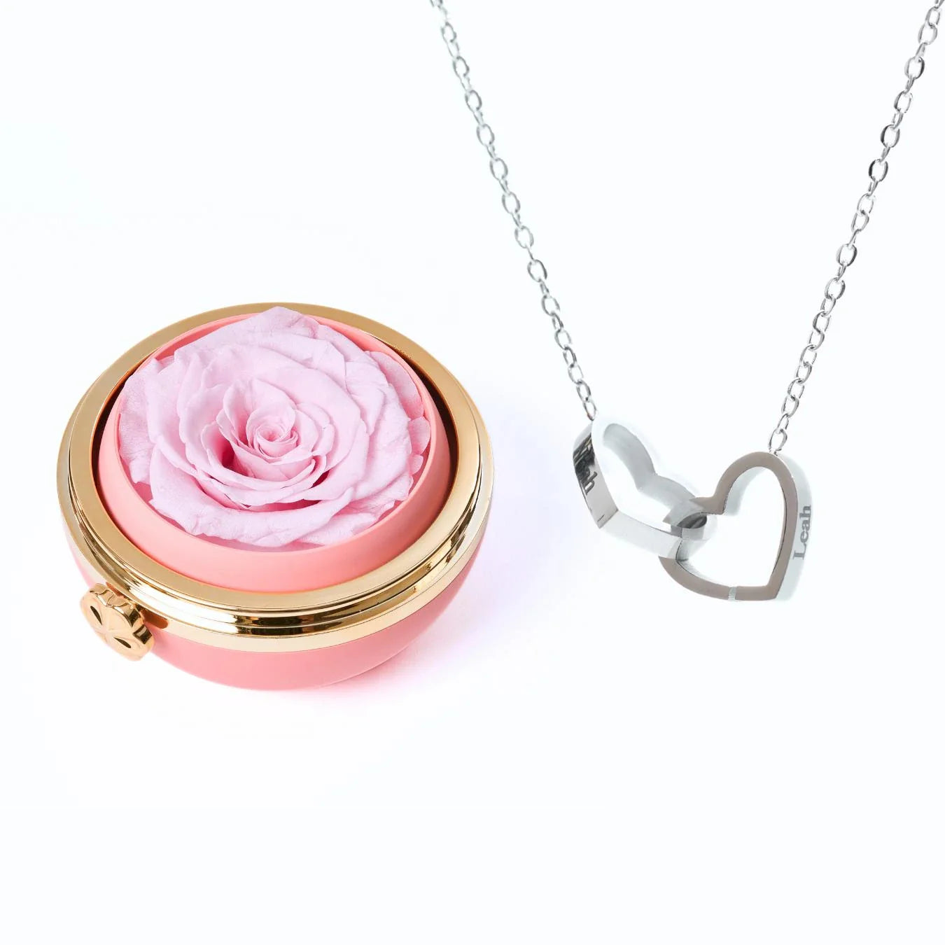 Eeuwige passiebox & gepersonaliseerde ketting