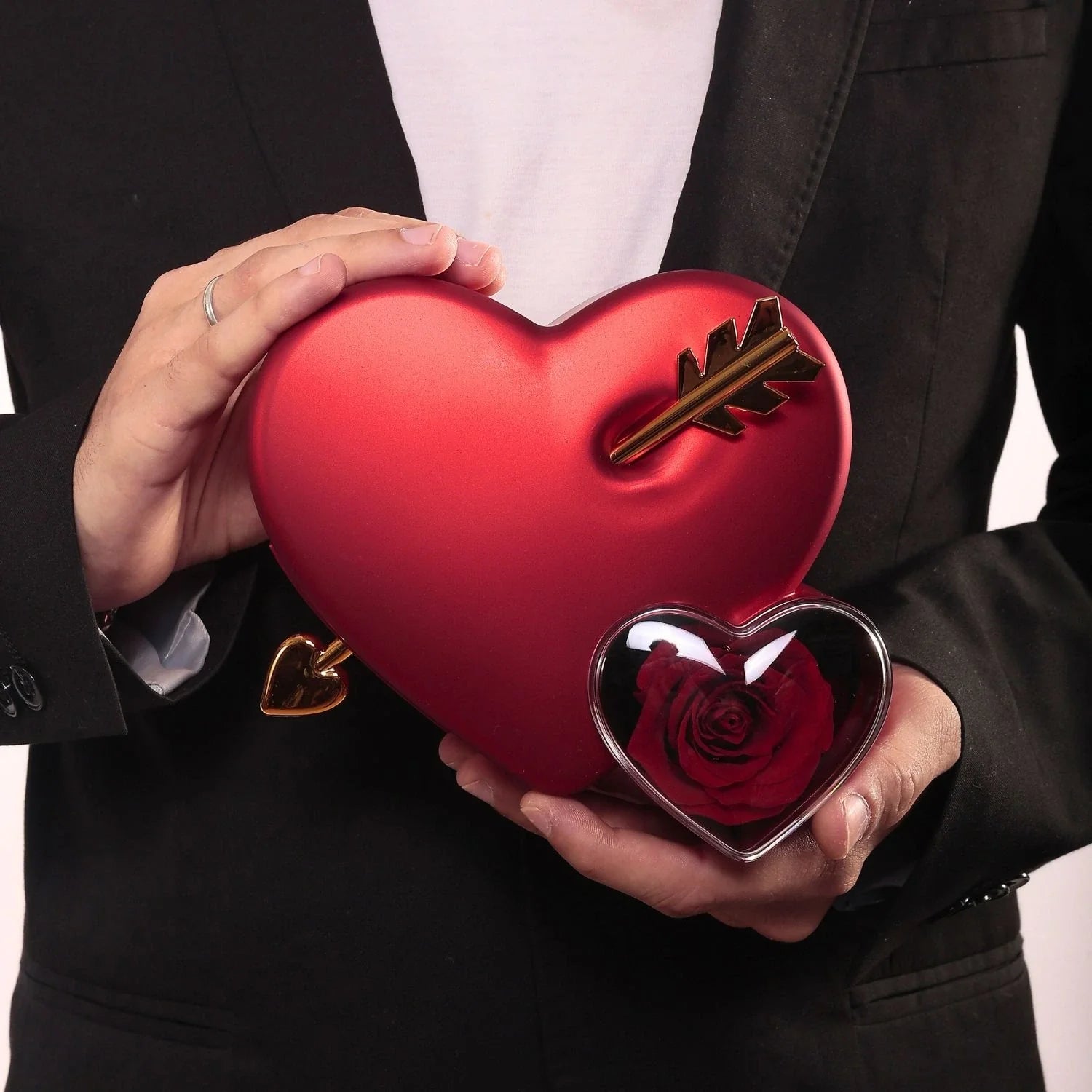 Eeuwige Liefdesbox & gepersonaliseerde ketting