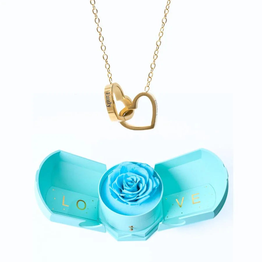 Eeuwige Harmoniebox & gepersonaliseerde ketting