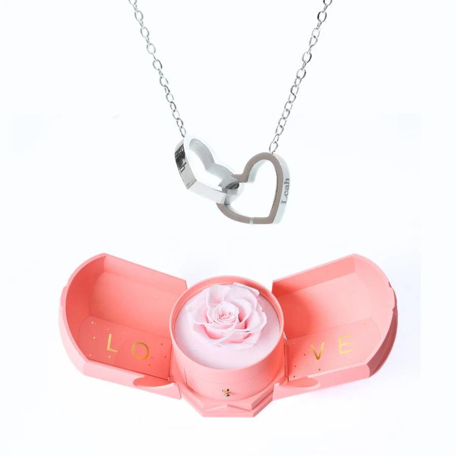 Eeuwige Harmoniebox & gepersonaliseerde ketting