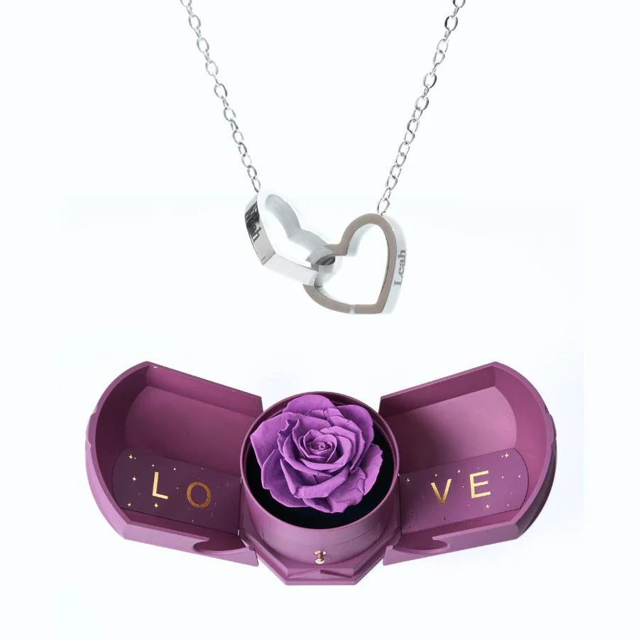 Eeuwige Harmoniebox & gepersonaliseerde ketting